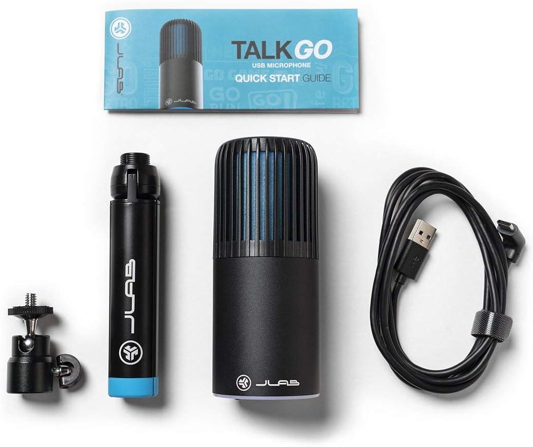 imageJLab Talk Go USB Microphone USBC Output Cardioid or Omnidirectional 96k Sample Rate 20Hz 20kHz Frequency Response Volume Control and Quick Mute Plug and PlayTalk Go