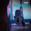 imageJLab Epic Talk USB Gaming Streaming Microphone White USBC Output Cardioid Omni Stereo BiDirectional 192k Sample Rate Volume Control Gain Control and Quick Mute 35mm AUX Plug and PlayBlack