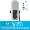 imageJLab Go Talk USB Gaming Streaming Microphone White USBC Output Cardioid Omnidirectional 96k Sample Rate 20Hz 20kHz Frequency Response Volume Control and Quick Mute 35mm AUX Plug and PlayWhite