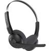 imageJLab Go Work Pop OnEar Wireless Headset Black 50 Hours Playtime Bluetooth Multipoint Rotating Boom Mic Noise Canceling MEMS Microphone LightWeight Portable PCMac Mobile 1 PackBlack