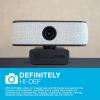 imageJLab JBuds Cam USB HD Webcam Black with Optional White Faceplate 1080P30 FPS 21 Megapixels AutoFocus Dual OmniDirectional Microphones Compatible with PC Mac and Chromebook