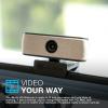 imageJLab JBuds Cam USB HD Webcam Black with Optional White Faceplate 1080P30 FPS 21 Megapixels AutoFocus Dual OmniDirectional Microphones Compatible with PC Mac and Chromebook