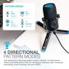imageJLab Talk USB Microphone USBC Output Cardioid Omnidirectional Stereo or Bidirectional 96k Sample Rate 20Hz 20kHz Frequency Response Volume Gain Control Quick Mute Plug ampamp Play