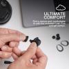 imageJLab Work Buds inEar True Wireless Headset with Detachable NoiseCanceling Boom Mic Black Long 55 Total Hours Playtime Bluetooth Multipoint USBC Charging Dock
