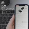 imageJLab Work Buds inEar True Wireless Headset with Detachable NoiseCanceling Boom Mic Black Long 55 Total Hours Playtime Bluetooth Multipoint USBC Charging Dock