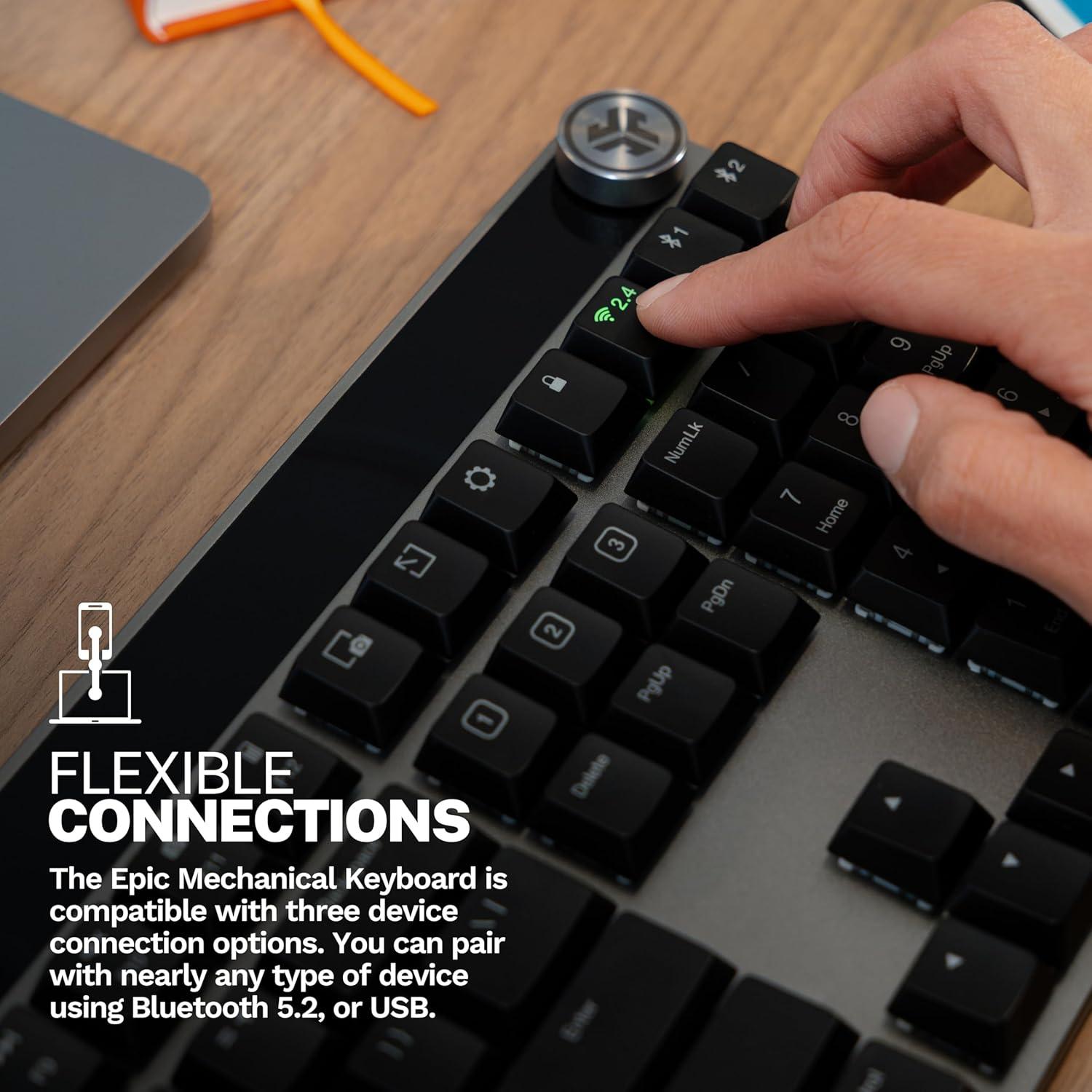 imageJLab Epic Work Bundle Epic Mechanical Keyboard and Epic Wireless Mouse