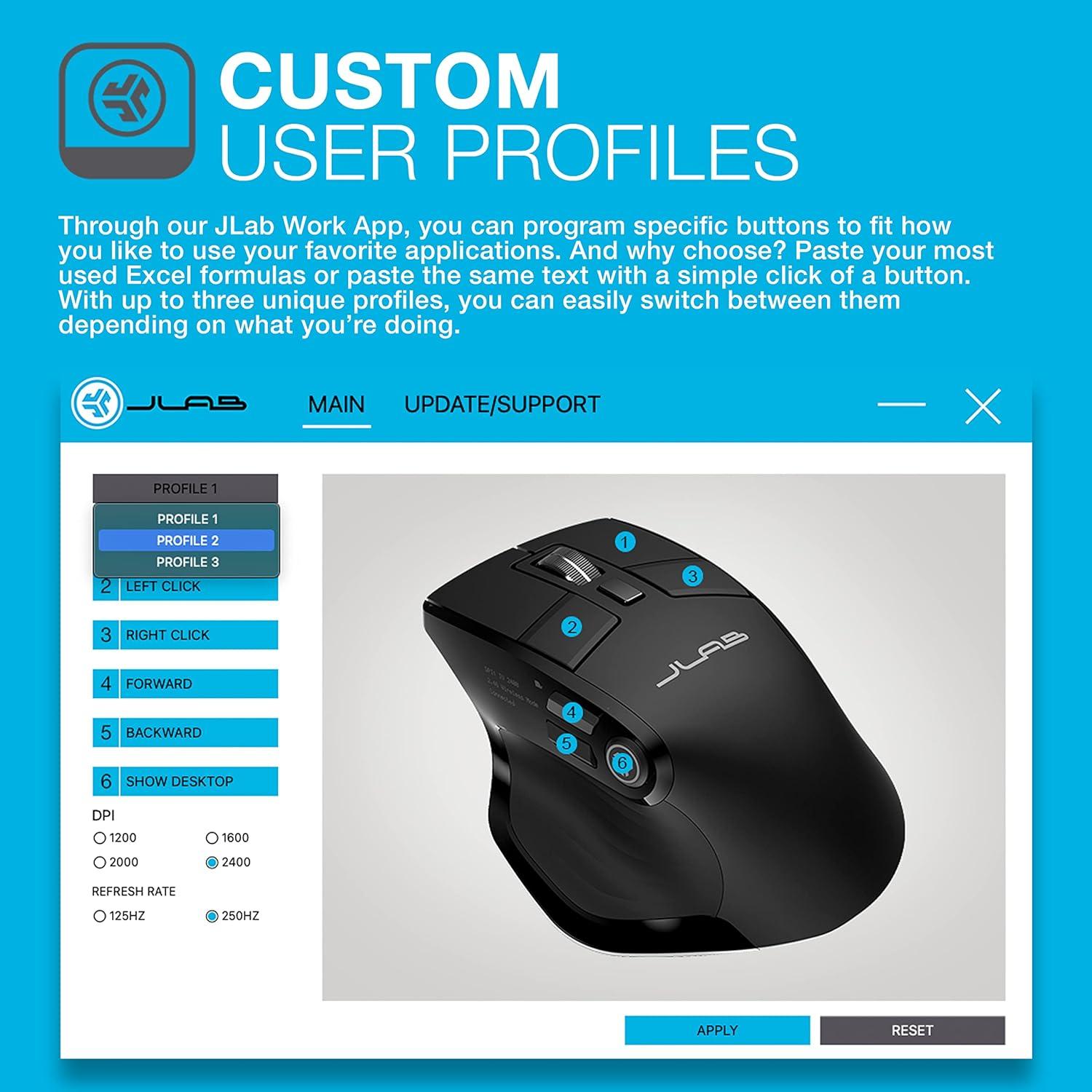 imageJLab Epic Work Bundle Epic Mechanical Keyboard and Epic Wireless Mouse