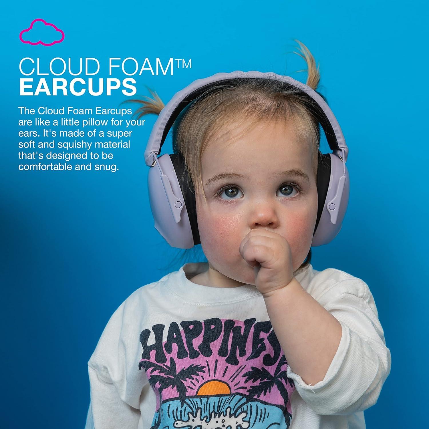 imageJLab JBuddies Protect Earmuffs Adjustable Headband for Infants to Teens Hearing ProtectionLilac