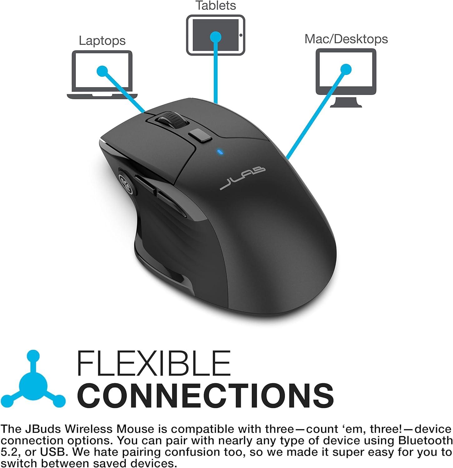 imageJLab JBuds Wireless Keyboard JBuds Wireless Mouse Bundle