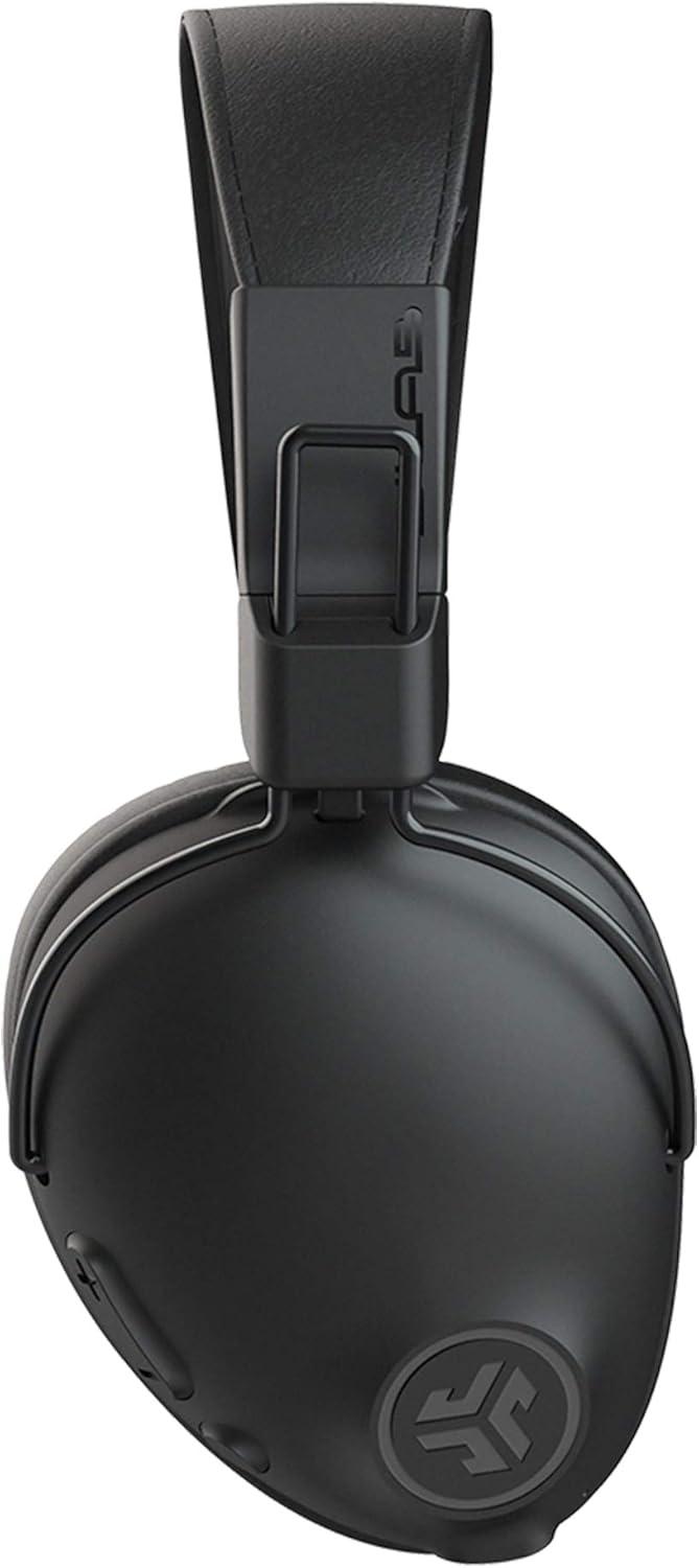 imageJLab Studio Pro Wireless OverEar Headphones Black 50 Hour Bluetooth 5 Playtime EQ3 Sound UltraPlush Faux Leather ampamp Cloud Foam Cushions Track and Volume Controls