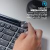 imageJLab Epic Mini Wireless Keyboard Black 108 Keys Connect Via Bluetooth or USB Wireless Dongle MultiDevice Toggle Soft Touch Keys Smart Media Knob Custom User Profiles Rechargeable 1 Pack