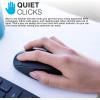 imageJLab GO Charge Wireless Mouse Connect Via Bluetooth or USB Wireless Dongle MultiDevice Toggle Portable UltraCompact and Lightweight for Work on The Go Adjustable Tracking 1 Pack1 Pack