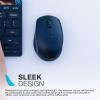 imageJLab GO Charge Wireless Mouse Connect Via Bluetooth or USB Wireless Dongle MultiDevice Toggle Portable UltraCompact and Lightweight for Work on The Go Adjustable Tracking 1 Pack1 Pack