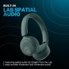 imageJLab Go Lux ANC Wireless Headphones Graphite Hybrid Active Noise Cancelling Premium OnEar Bluetooth Headset Customizable Sound Be Aware Mode Cloud Foam Comfort Multipoint ConnectionSage