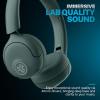 imageJLab Go Lux ANC Wireless Headphones Graphite Hybrid Active Noise Cancelling Premium OnEar Bluetooth Headset Customizable Sound Be Aware Mode Cloud Foam Comfort Multipoint ConnectionSage