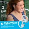 imageJLab Go Sport Wireless Workout Earbuds Featuring C3 Clear Calling Secure Earhook Sport Design 35 Hour Bluetooth Playtime and 3 EQ Sound Settings GraphiteLight Blue