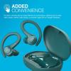 imageJLab Go Sport Wireless Workout Earbuds Featuring C3 Clear Calling Secure Earhook Sport Design 35 Hour Bluetooth Playtime and 3 EQ Sound Settings GraphiteTeal