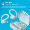 imageJLab Go Sport Wireless Workout Earbuds Featuring C3 Clear Calling Secure Earhook Sport Design 35 Hour Bluetooth Playtime and 3 EQ Sound Settings GraphiteLight Blue