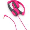 imageJLab JBuddies Folding Kids Wired Headphones Gen 2 PinkGrey Toddler Headphones Noise Isolation Kids Safe Volume Limiting for Children Ages 2PinkGrey