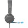 imageJLab JBuddies Learn OnEar Kids Headphones Retractable Boom Mic Builtin Volume Regulators for Safety Folding Adjustable Great for Schooling Homework and Virtual Classes