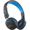 imageJLab JBuddies Play Gaming Wireless Kids Headset Blue 22 Hour Bluetooth 5 Playtime 60ms SuperLow Latency for Mobile Gameplay Retractable Boom Mic AUX Cord Compatible wGaming ConsolesBlue