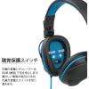 imageJLab JBuddies Pro Wired OverEar Kids Headphones Builtin Volume Regulators for Safety Folding Adjustable Noise Isolation with Mic Blue