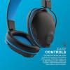imageJLab JBuddies Pro Wireless OverEar Kids Headphones 35 Hour Battery Life Builtin Volume Regulators for Safety Share Mode Folding Adjustable Noise Isolation with Mic BlueBlue