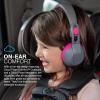 imageJLab JBuddies Studio 2 Wireless Wired OnEar Kids Headphones GreyPink 65 Hour Battery Life Volume Safe Volume Limiter Folding Adjustable Noise Isolation with Mic