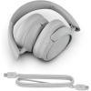 imageJLab JBuds Lux ANC Wireless Headphones Mauve Hybrid Active Noise Cancelling Customizable Sound Spatial Audio Compatible Premium OverEar Bluetooth HeadsetCloud White