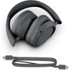 imageJLab JBuds Lux ANC Wireless Headphones Mauve Hybrid Active Noise Cancelling Customizable Sound Spatial Audio Compatible Premium OverEar Bluetooth HeadsetGraphite
