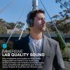 imageJLab JBuds Lux ANC Wireless Headphones Mauve Hybrid Active Noise Cancelling Customizable Sound Spatial Audio Compatible Premium OverEar Bluetooth HeadsetGraphite