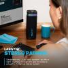 imageJLab JBuds Party Portable Bluetooth Speaker 2 FullRange Drivers  2 Passive Woofers IP56 Waterproof 12 Hours Playtime Connect Multiple Speakers Custom Sound  RGB Lighting via App BlackBlack