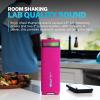 imageJLab JBuds Party Portable Bluetooth Speaker 2 FullRange Drivers  2 Passive Woofers IP56 Waterproof 12 Hours Playtime Connect Multiple Speakers Custom Sound  RGB Lighting via App BlackPink