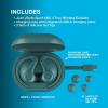 imageJLab JBuds Sport ANC 4 True Wireless Bluetooth Earbuds  Charging Case Graphite Swipe  Touch Controls Hybrid Active Noise Cancelation Multipoint Connect Customized Settings AppTeal