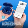 imageJLab JBuds Sport ANC 4 True Wireless Bluetooth Earbuds  Charging Case Graphite Swipe  Touch Controls Hybrid Active Noise Cancelation Multipoint Connect Customized Settings AppCobalt Blue