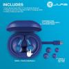 imageJLab JBuds Sport ANC 4 True Wireless Bluetooth Earbuds  Charging Case Graphite Swipe  Touch Controls Hybrid Active Noise Cancelation Multipoint Connect Customized Settings AppCobalt Blue