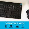imageJLab JBuds Wireless Keyboard Black 95 Keys Connect Via Bluetooth or USB Wireless Dongle MultiDevice Toggle Soft Touch Keys Smart Media Knob Custom User Profiles Rechargeable 1 Pack1 Pack
