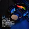 imageJLab Nightfall Gaming Headset with NearField Directional FliptoMute Rotating Boom Mic 50mm Drivers and Sound Isolating Inner Shelf Wired 35mm for PC PS5 PS4 Xbox Series XS Xbox one Switch