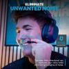 imageJLab Nightfall Wireless Gaming Headset AllNight Comfort 50mm Drivers and Sound Isolating Inner Shelf FliptoMute Rotating Mic Dual Wireless Connections Customization Options with The Lab App