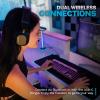 imageJLab Nightfall Wireless Gaming Headset AllNight Comfort 50mm Drivers and Sound Isolating Inner Shelf FliptoMute Rotating Mic Dual Wireless Connections Customization Options with The Lab App