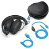 imageJLab Play Pro Gaming Wireless Headset  60 Hour Bluetooth 5 Playtime 60ms SuperLow Latency for Mobile Gameplay  Retractable Boom Mic  AUX Gaming Cord Compatible with Gaming Consoles Renewed