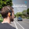 imageJLab Rewind 2 Wireless Retro Headphones 20 Hours Playtime App Support Bluetooth Multipoint  Wireless Sharing Custom EQ3 Sound Music Controls Throwback 80s 90s Design BlackBlack Gen 2