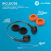 imageJLab Rewind 2 Wireless Retro Headphones 20 Hours Playtime App Support Bluetooth Multipoint  Wireless Sharing Custom EQ3 Sound Music Controls Throwback 80s 90s Design BlackBlack Gen 2