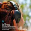 imageJLab Studio Pro ANC Bluetooth Wireless OverEar Headphones 45 Hour Bluetooth 5 Playtime Smart Active Noise Cancellation EQ3 Sound UltraPlush Faux Leather and Cloud Foam Cushions Black