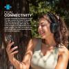 imageJLab Studio Pro ANC Bluetooth Wireless OverEar Headphones 45 Hour Bluetooth 5 Playtime Smart Active Noise Cancellation EQ3 Sound UltraPlush Faux Leather and Cloud Foam Cushions Black