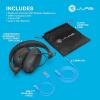 imageJLab Studio Pro ANC Bluetooth Wireless OverEar Headphones 45 Hour Bluetooth 5 Playtime Smart Active Noise Cancellation EQ3 Sound UltraPlush Faux Leather and Cloud Foam Cushions Black