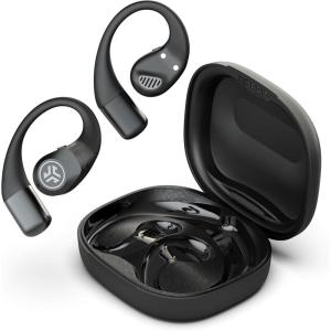 imageJLab Epic Open Sport Earbuds Black Wireless OpenEar Audio Freedom Effortless Fit Safe Listening Bluetooth Multipoint Customize with The App