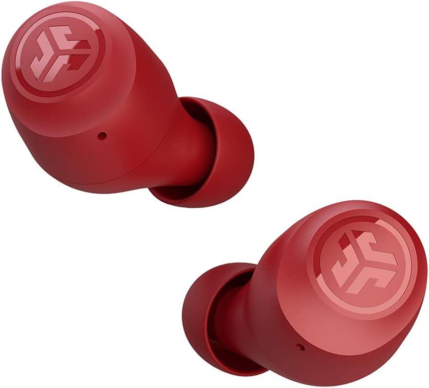 imageJLab Go Air Pop True Wireless Bluetooth Earbuds  Charging Case Black Dual Connect IPX4 Sweat Resistance Bluetooth 51 Connection 3 EQ Sound Settings Signature Balanced Bass BoostRose