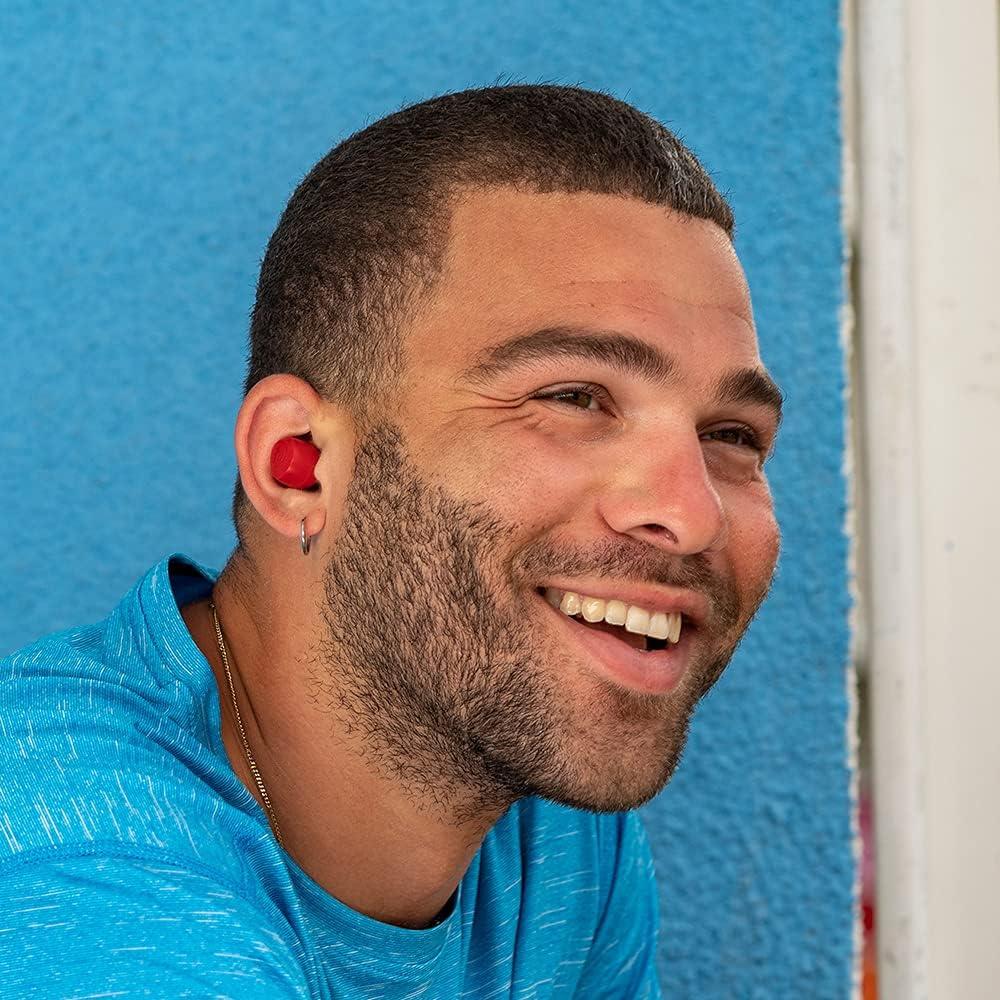 imageJLab Go Air Pop True Wireless Bluetooth Earbuds  Charging Case Black Dual Connect IPX4 Sweat Resistance Bluetooth 51 Connection 3 EQ Sound Settings Signature Balanced Bass BoostRose