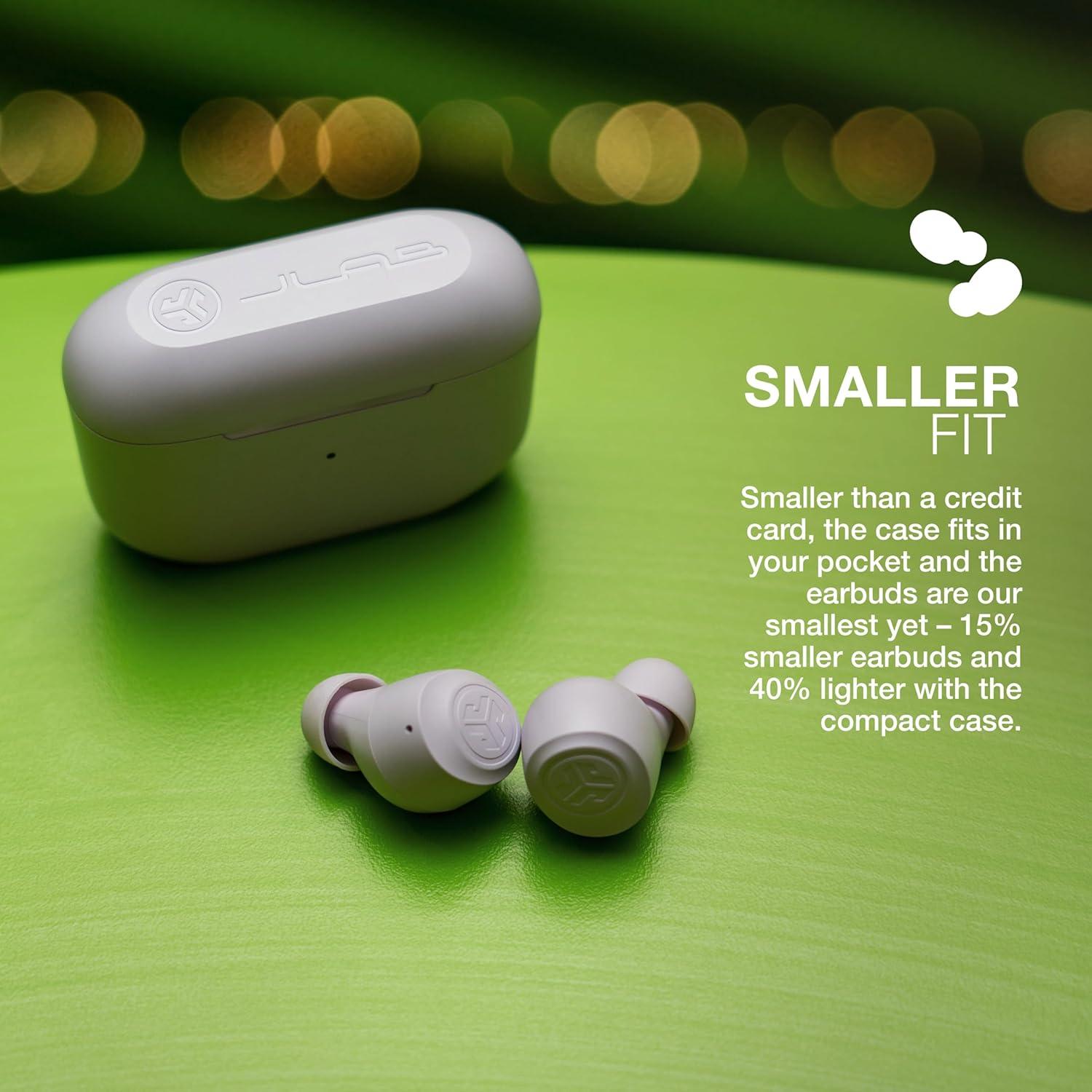 imageJLab Go Air Pop True Wireless Bluetooth Earbuds  Charging Case Black Dual Connect IPX4 Sweat Resistance Bluetooth 51 Connection 3 EQ Sound Settings Signature Balanced Bass BoostLilac